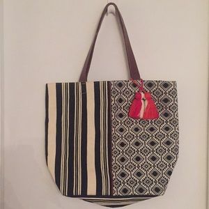 Beautiful Hippie Chic oversized tote bag very bold